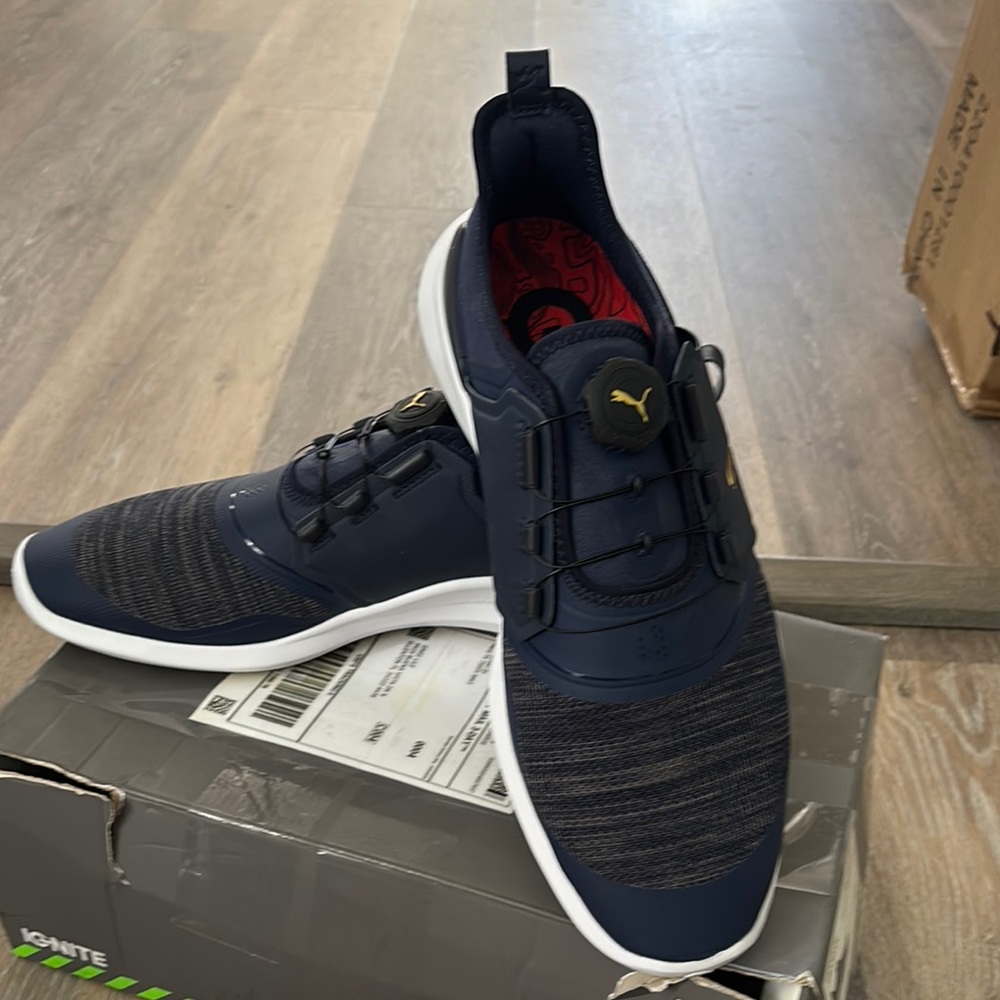 Puma Men's Navy Athletic Shoes.  Never worn.